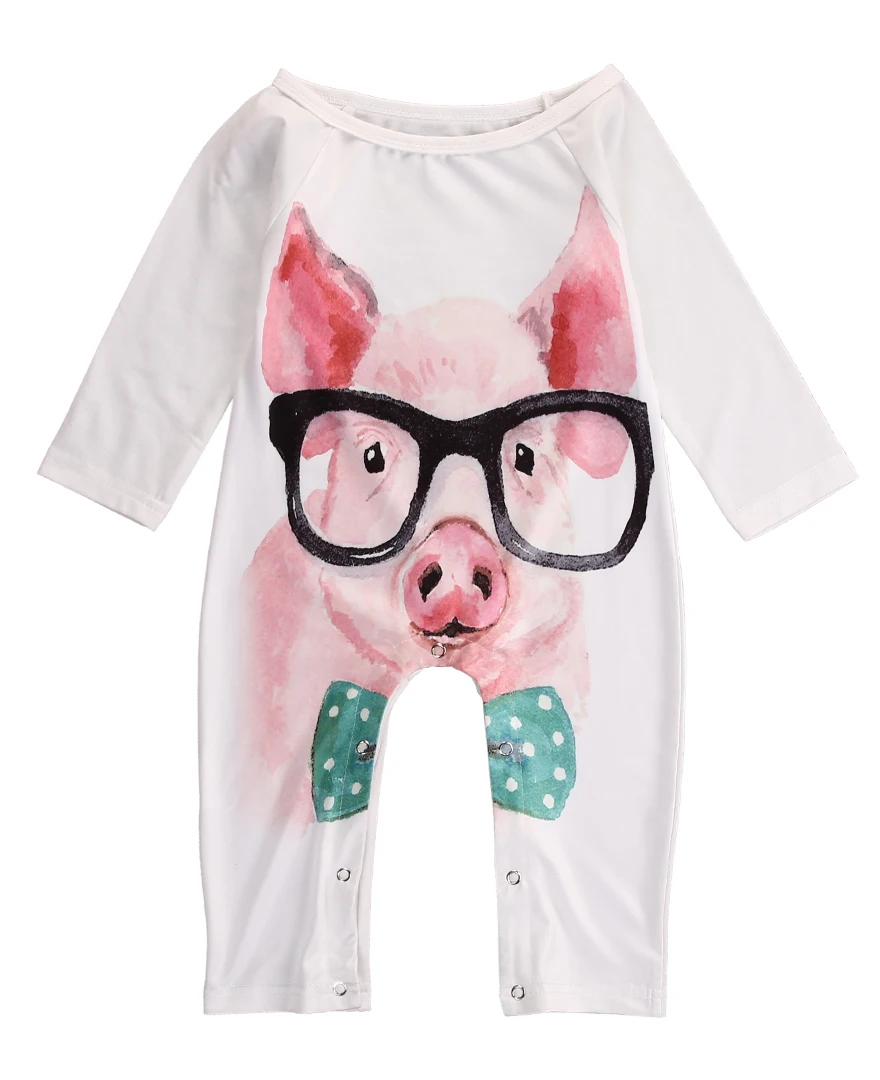 

Super Cute Pig/Rabbit Infant Baby Kids Girl Casual Romper Jumpsuit Playsuit Outfits Sunsuit