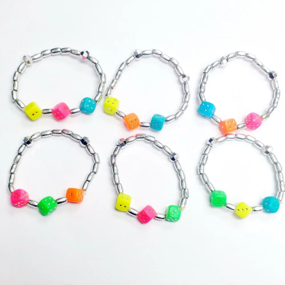 dice silver bracelet - 2.6g