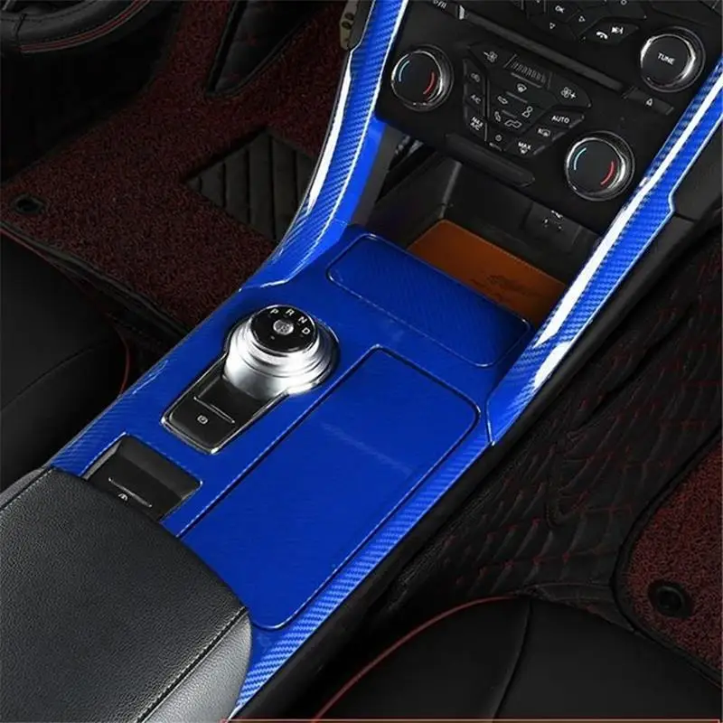 

Cup Gear Control system interior promote auto chromium parts sticker strip trim bright sequins car styling 17 FOR Ford Mondeo