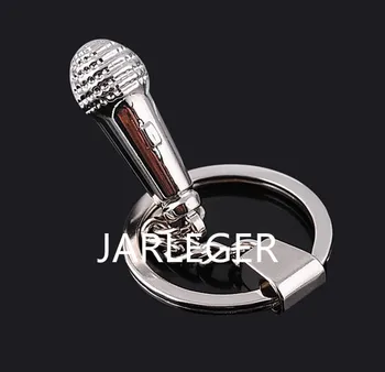 

Fashion Auto Creative music microphone Car keychain key ring key chain For Audi Ferrari Lexus BMW Benz Peugeot logo