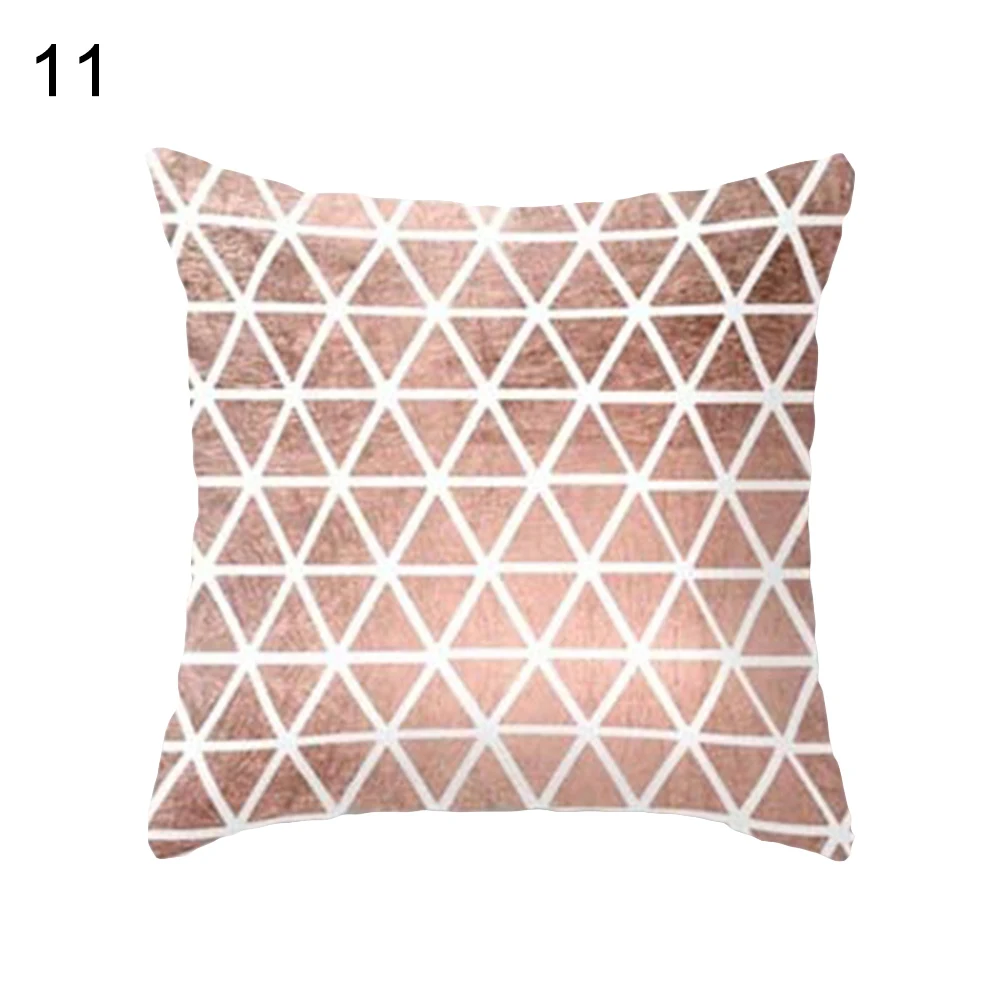 45*45 см квадратный Декоративные диванные подушки Чехол с геометрическим принтом цветок Подушка Чехол для дома - Цвет: 11