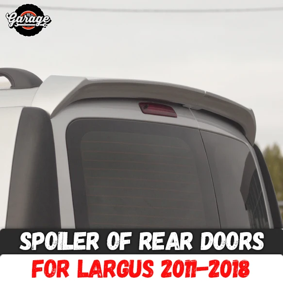 

Spoiler for Lada Largus 2011- on doors of trunk ABS plastic sport styling accessories car tuning aerodynamic wing
