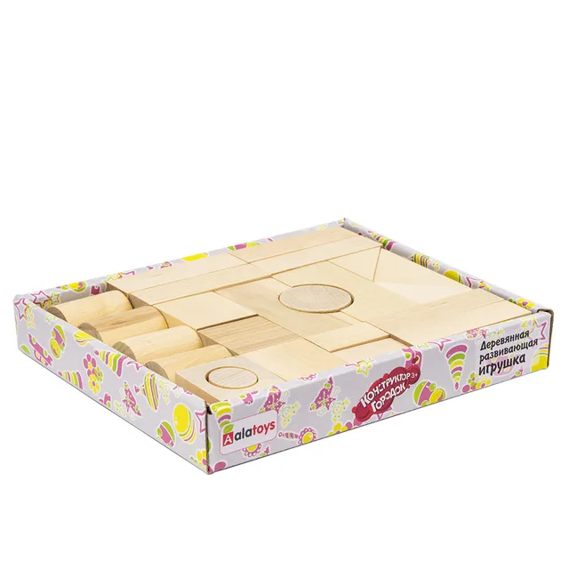 Конструктор "Городок" Alatoys K1600. Количество деталей - 23 шт.