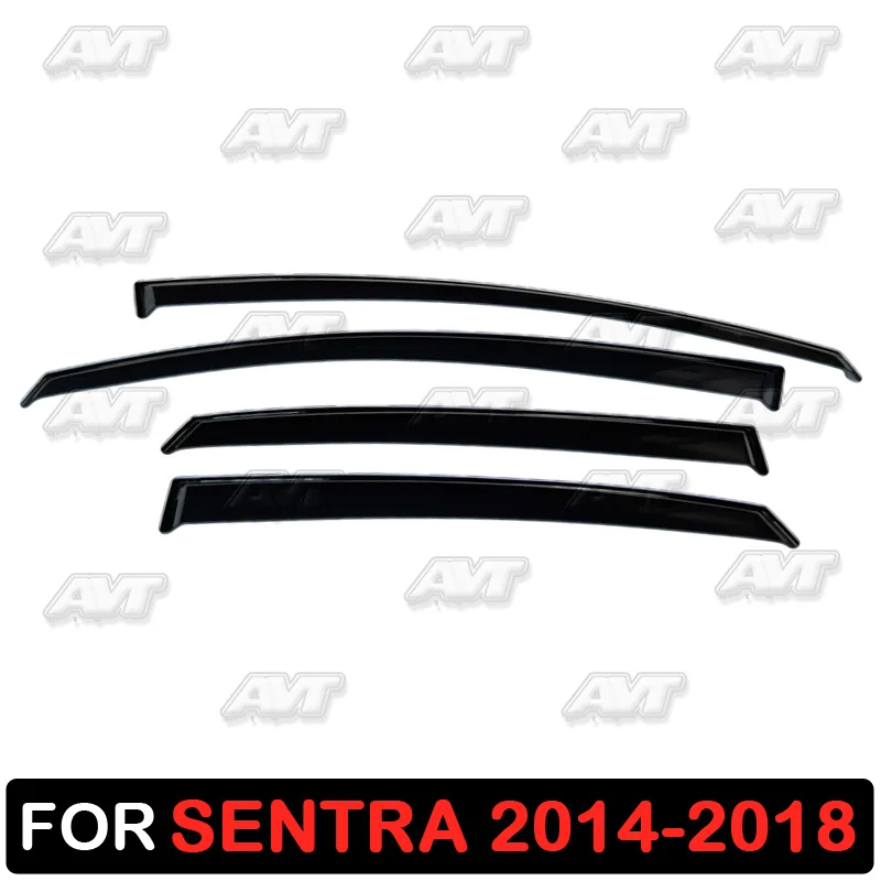 Оконные дефлекторы для Nissan Sentra 2013-2018 1 комплект-4 шт. автомобильный Стайлинг