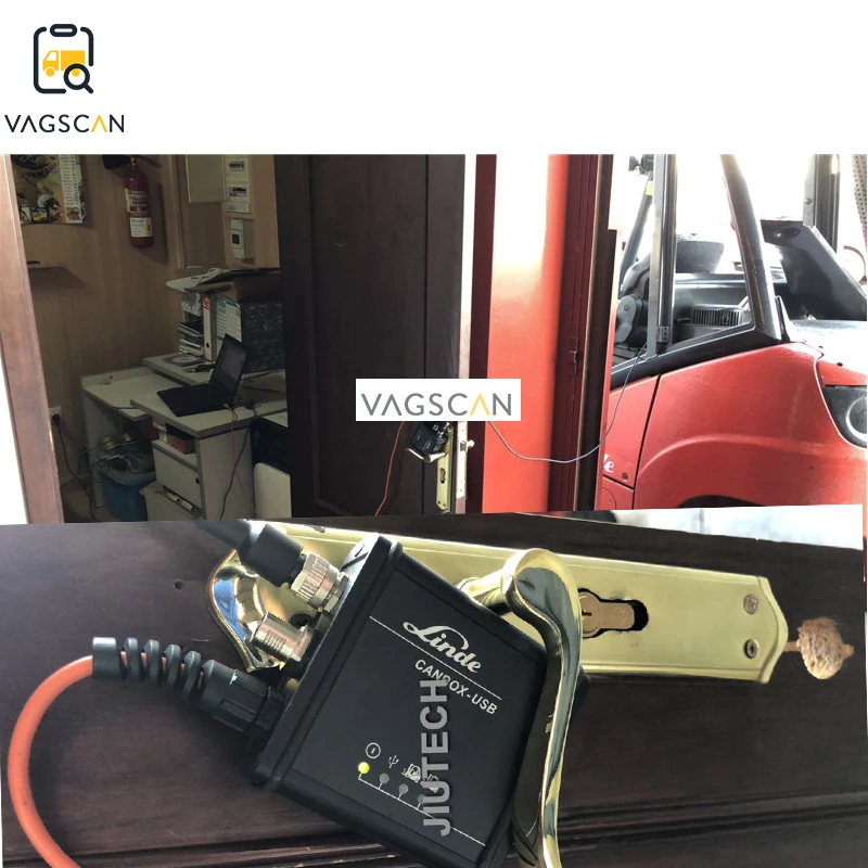Для вилочного погрузчика canbox 50983605400 коробка Can шина линия + T420 ноутбук I5