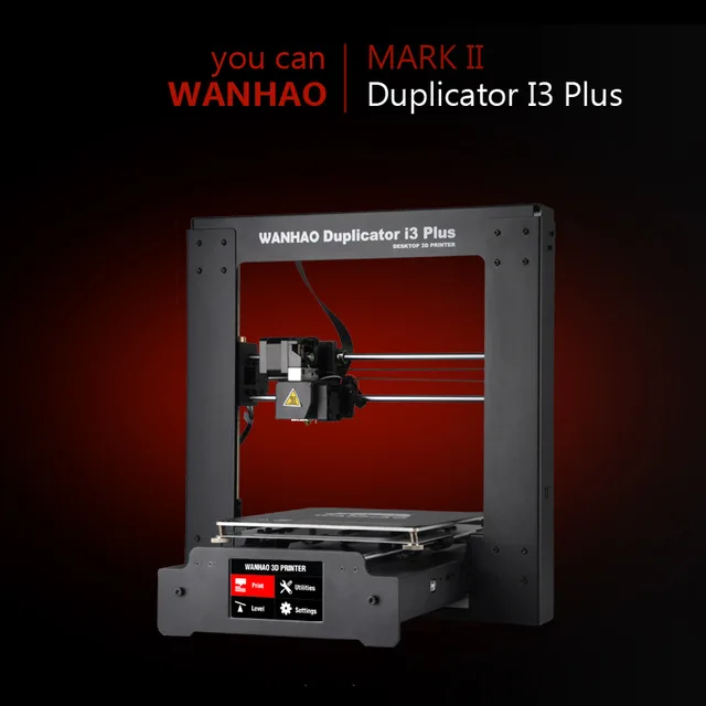 Wanhao 3D Printer Duplicator I3 PLUS 2.0 Steel Frame Desktop 3D printing (MARK II) Wanhao 3D Printer Duplicator I3 PLUS 2.0 Steel Frame Desktop 3D printing (MARK II)