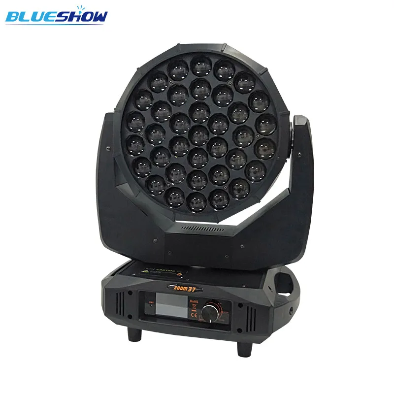 

Zoom Moving Head Wash Light LED 37x15w RGBW 4in1 Beam High Power Stage Lighting