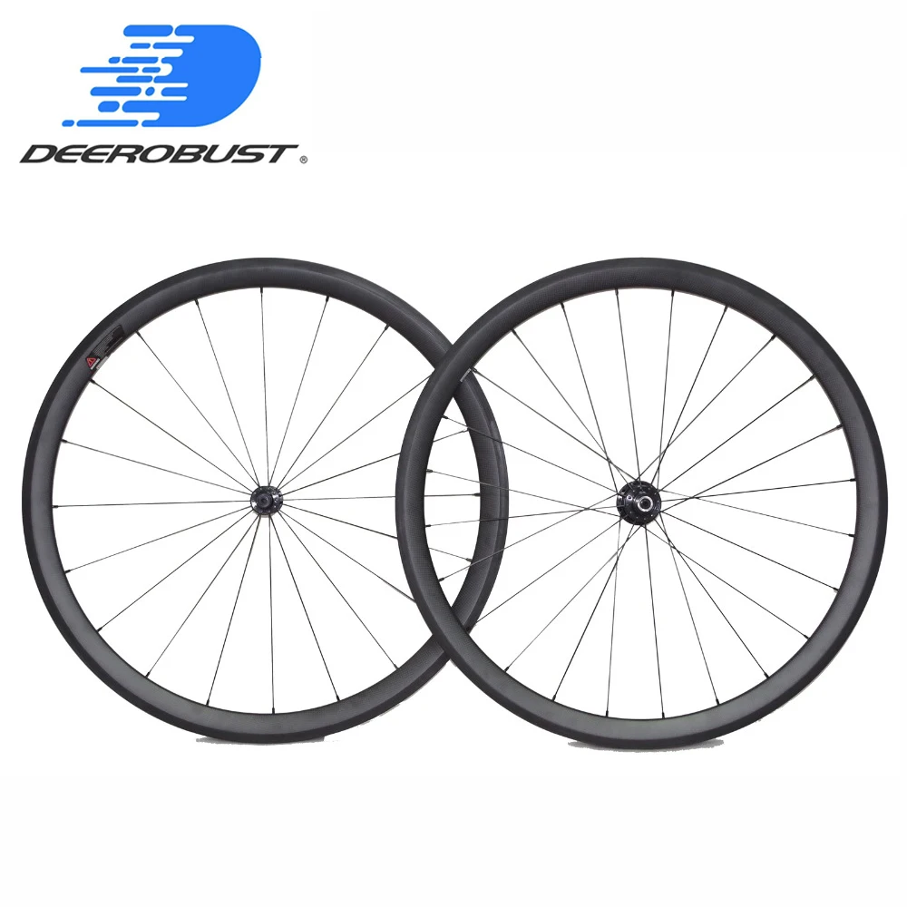 

1122g 38mm deep 700c TUBULAR Carbon Bicycle Wheelset 23mm Wide Road Bike Wheels V Shaped 20 24 Holes UD 3K 12K Matte Glossy
