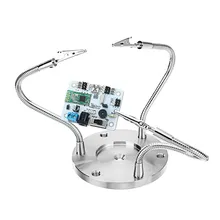 Универсальная металлическая основа 3 гибкие руки паяльная станция печатной платы приспособление Рука помощи третьей стороны сварочные инструменты