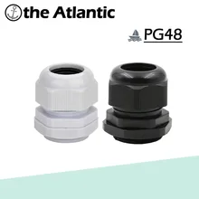 2 шт. PG48 IP68 Водонепроницаемый нейлоновый Пластиковый кабель сальник для герметизации провода, кабель, разъем фильтры нейтральной плотности для 37-44 мм кабель