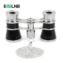 3x25 складной опера очки бинокль металлический корпус с цепочкой/ручкой оптические линзы театральный телескоп Ретро дизайн для женщин Подарки