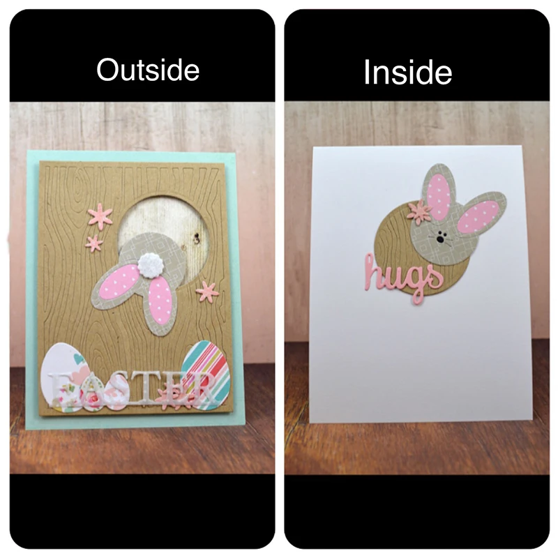 

Cute Rabbit Ear Metal Cutting Dies Stencils For DIY Scrapbooking Easter Decorative Embossing Cards Handcraft Die Cuts 2019