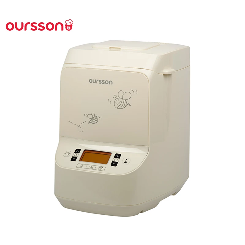 Bread maker Oursson BM1020JY/IV with automatic dispenser, bread baking, dough kneading