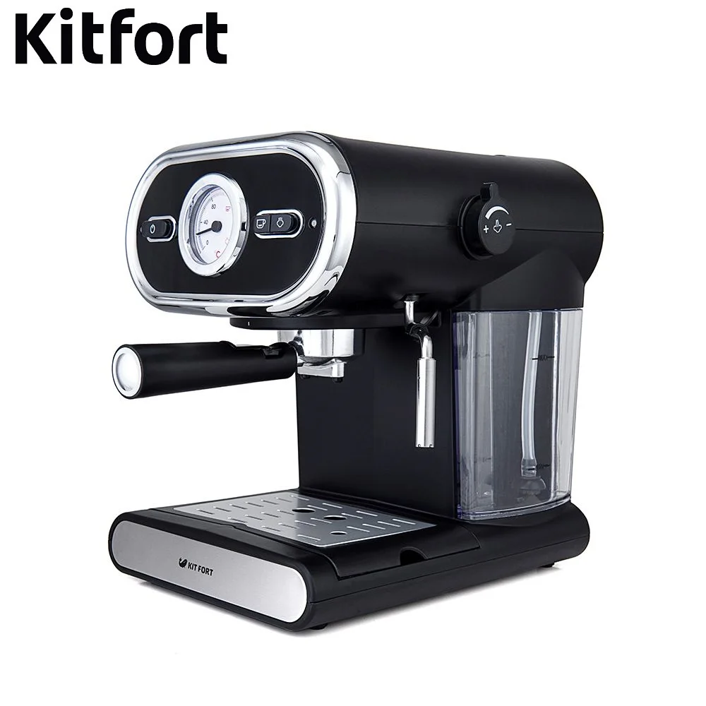 Coffee Maker Kitfort KT-702 kitchen automatic pump Coffee machine espresso Coffee Machines Coffee maker Electric Coffee Maker Kitfort KT-702 kitchen automatic pump Coffee machine espresso Coffee Machines Coffee maker Electric