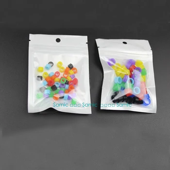 

50Pcs Small and Large Multi-Color Autoclavable Universal Dental Orthodontic Universal Silicone Instrument Color Code Rings