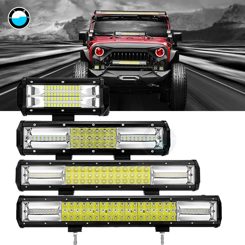 

LED Work Light 5" 12" 16" 20"23 inch For Offroad 4x4 4WD Atv Uaz 4WD Suv Driving Motorcycle Light Truck Led Work Lights
