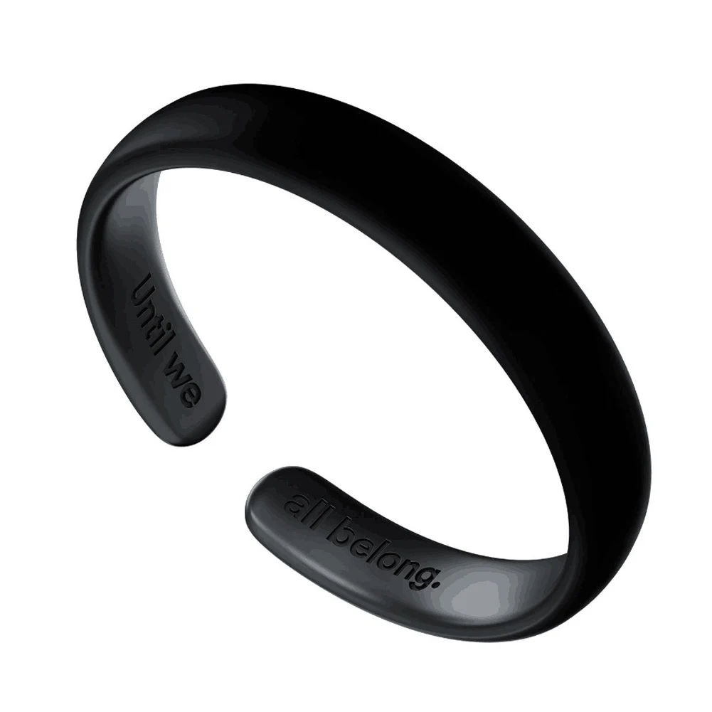 

2017 New fashion black color men ring open adjustable simple design ring men birthday gift