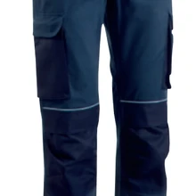 Брюки; эластичные штаны синего цвета