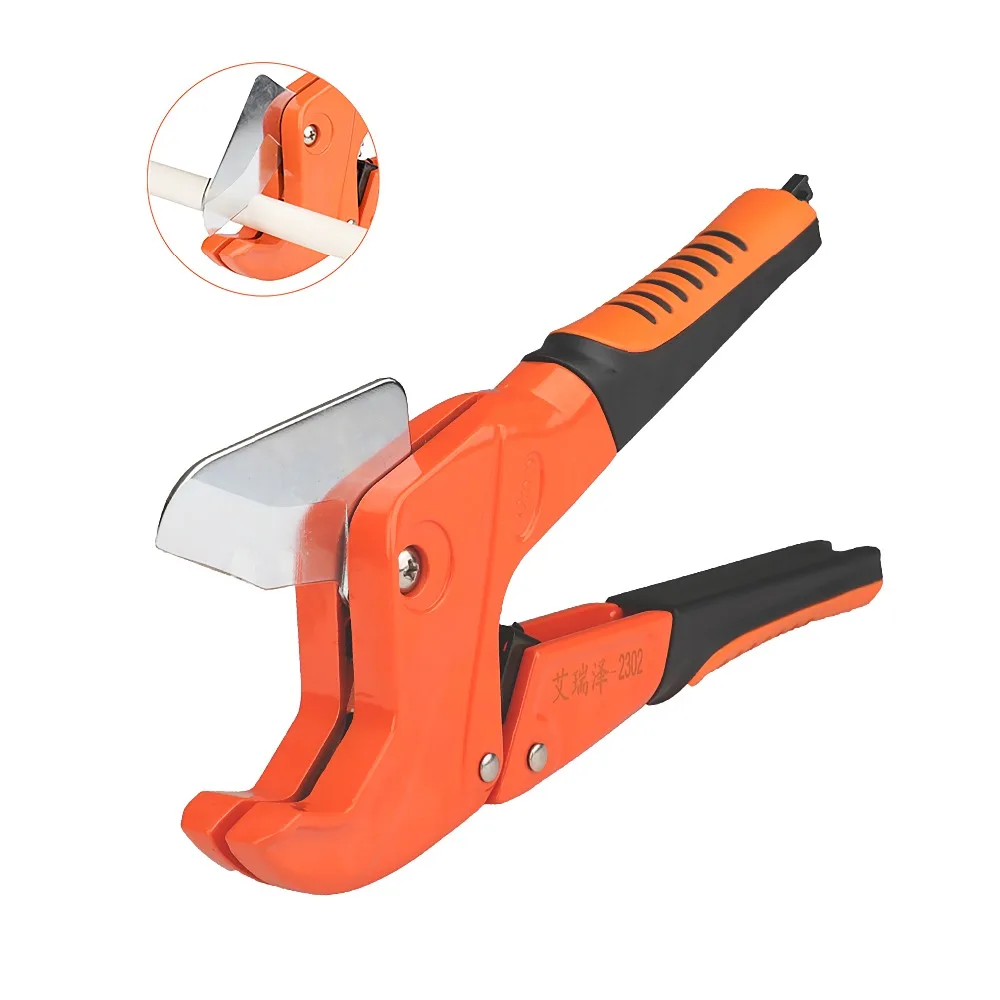 

AIRAJ PVC PPR Pipe Cutter 1/8-1 inch Plumbing Pipe Cutting Machine Plastic Hose Ratchet Single Hand Cutting Machine tool