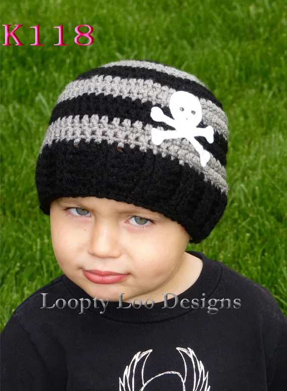 Crochet Newborn Hat, Baby Boy Beanie, Navy blue Beanie Skull Cap