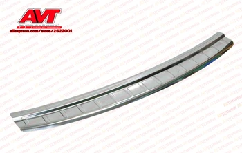 

Pad for Hyundai Solaris sedan 2010-2014 on rear bumper with letter decoration protection chrome accessories car styling tuning