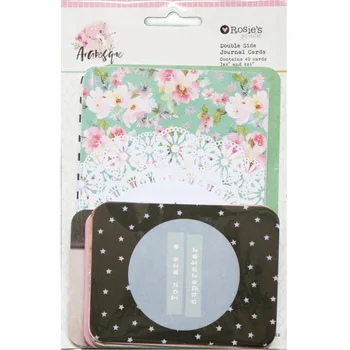 

CRZCrafter Cardboard Journaling cards Double sided printing Scrapbooking Project album Journal cards embellishments