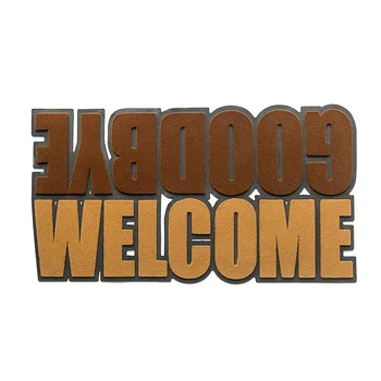 

Balvi Doormat Welcome & Goodbye Rubber/nylon 41x75 cm