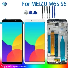 10 шт. для Meizu M6s для Meilan S6 дисплей M712H M712Q ЖК-дисплей с сенсорным дигитайзером для Meizu M6s ЖК-дисплей по DHL