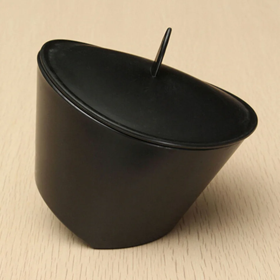 Креативный фильтр, чашка для чая, пластиковая наклонная чашка для чая, чаша для чая, персонализированная умная чашка для чая, наклонная чашка с заваркой, 250 мл - Цвет: Черный