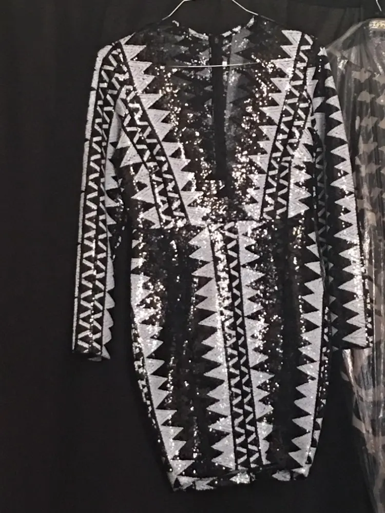 'Look Back at it' Side Split Mini Dress photo review