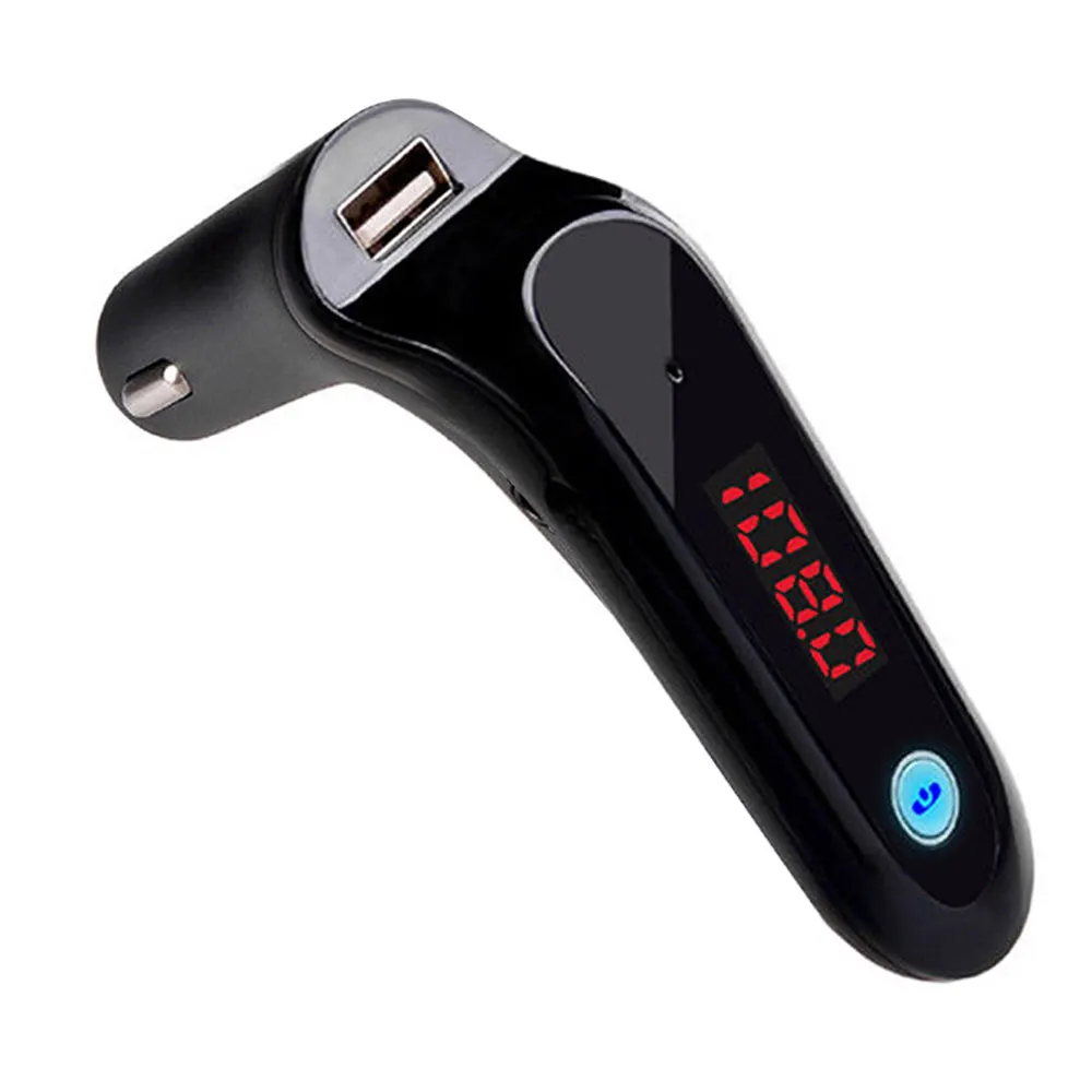Автомобильный Bluetooth fm-передатчик беспроводной Handsfree светодиодный MP3-плеер USB зарядное устройство двойной USB 2.1A TF модулятор Быстрая зарядка