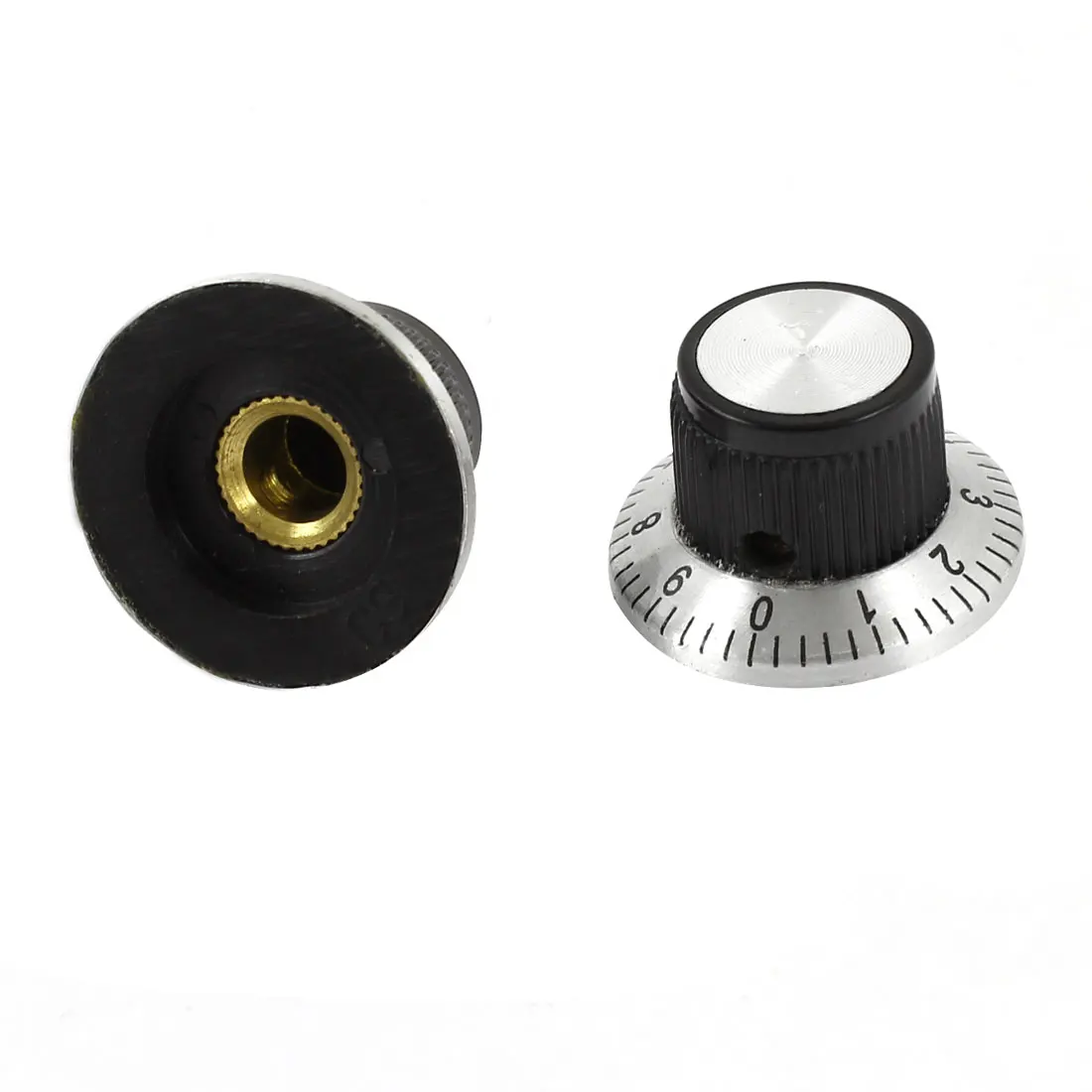 

UXCELL Product Name 23Mm X 14Mm 6Mm Shaft Dia Potentiometer Control Volume Rotary Digital Knob Cap 2 Pcs