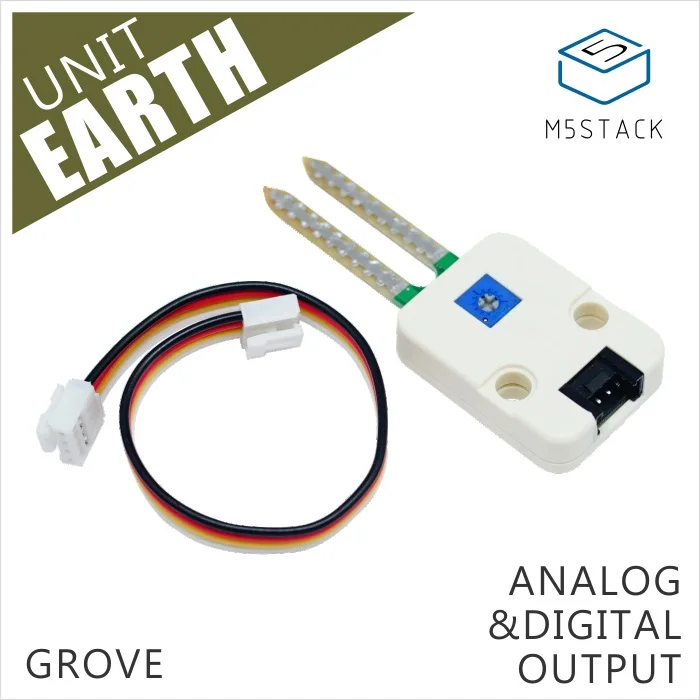 M5Stack официальный земной модуль грова совместимый мониторинг почвы аналоговый и цифровой выход