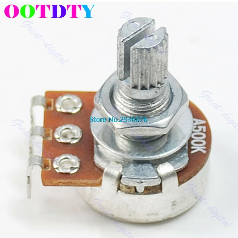 

A500K Split Shaft Pots Potentiometer Guitar Audio Tone Switches APR22_0