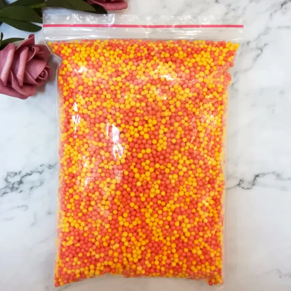 12L DIY Snow Mud Particles Accessories Slime Balls Small Tiny Foam Beads For Floam Filler For DIY Supplies 2-4mm 4