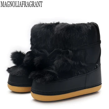 

2019 high quality Women boots Non-slip waterproof snow boots Keep warm space boots Comfortable Flat boots new Women shoes mm186