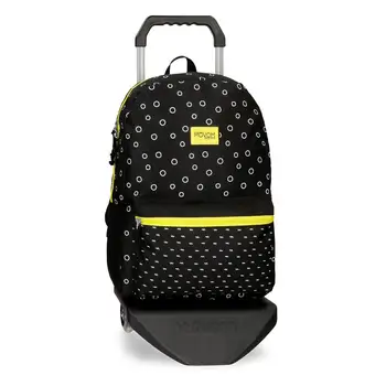 

MOCHILA ADAP.42CM C/CARRO MOVOM BUBBLES AMARILLO