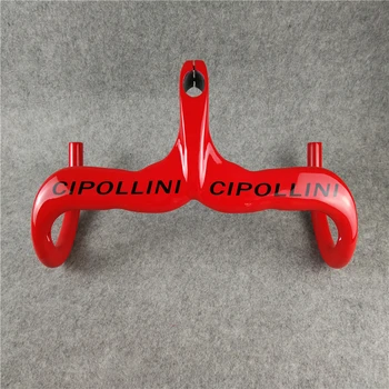 

Full carbon fiber UD/3K Glossy/Matte Black logo Red Cipollini carbon bicycle Handlebar With 400/420/440mm*90/100/110/120mm
