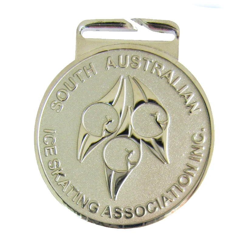 medals custom High Quality ice skating Sport Medals with ribbons cheap silver OEM you own style | Дом и сад