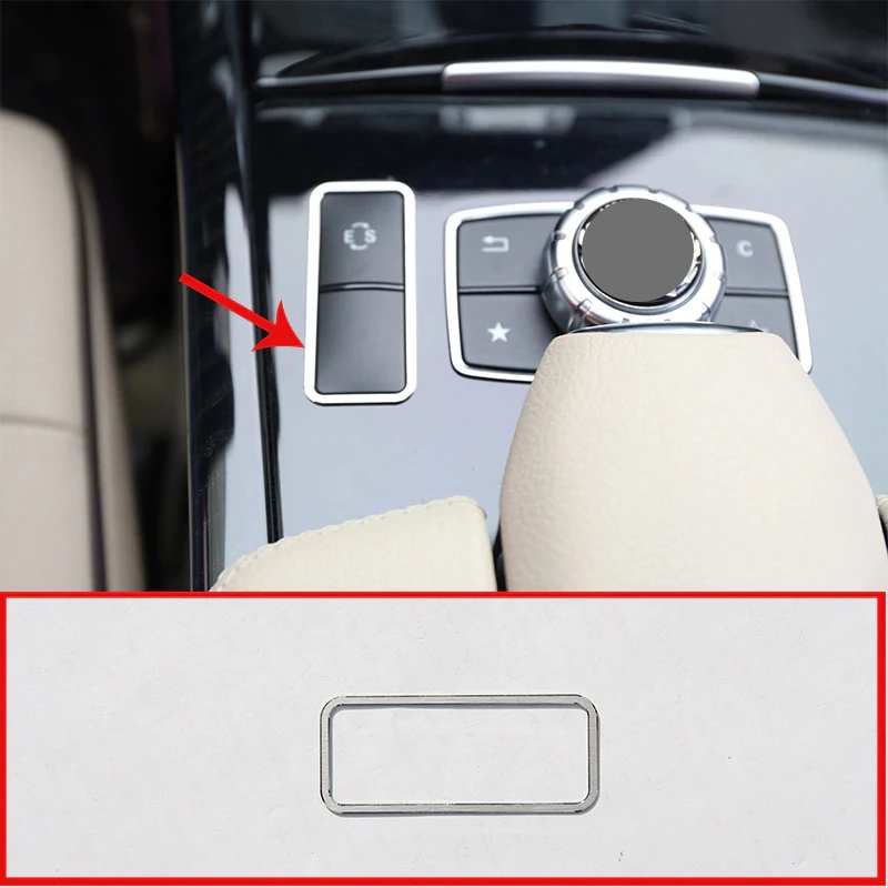 1 шт. для Mercedes Benz E Class W212 C207 E350 Coupe 2013-2017 E200 E260 алюминиевый сплав ES Кнопка рамка
