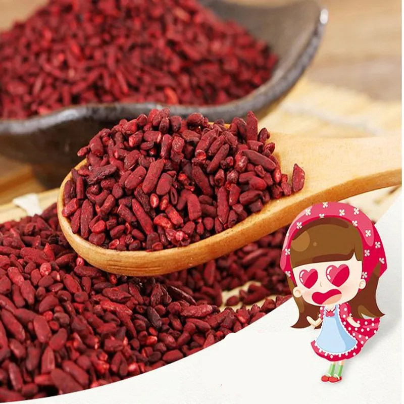 Fortalecer o Baço e Aumentar o Estômago 500g-1000g de Alta Qualidade Original Vermelho Arroz Fermento - Monascus Frete Grátis 7 aumentar o estômago, frete grátis