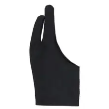 Перчатки для рисования с двумя пальцами для графического рисования, ручки для планшета, перчатки для рисования, противообрастающие перчатки для сенсорного экрана