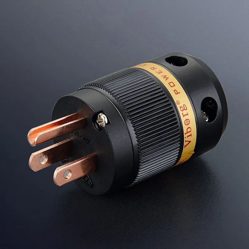 Выборг нам Мощность Вилки аудио разъем 1 пара HIFI IEC eu Ac шнур для Динамик|power cord