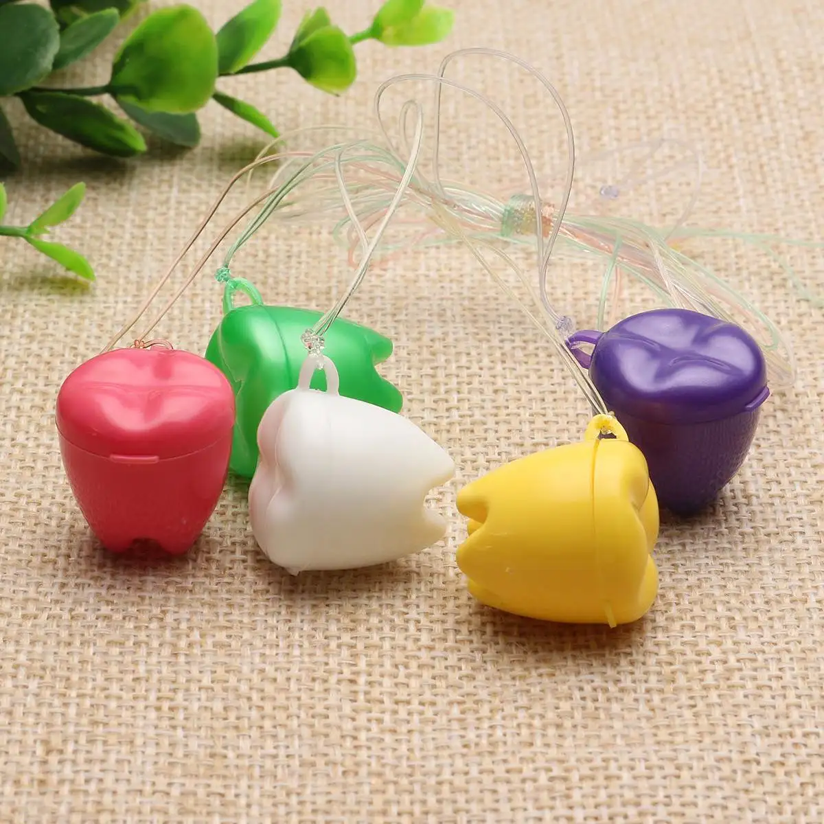 Buy 5PCS Plastic Baby Tooth Mini Box Bath Case Dental