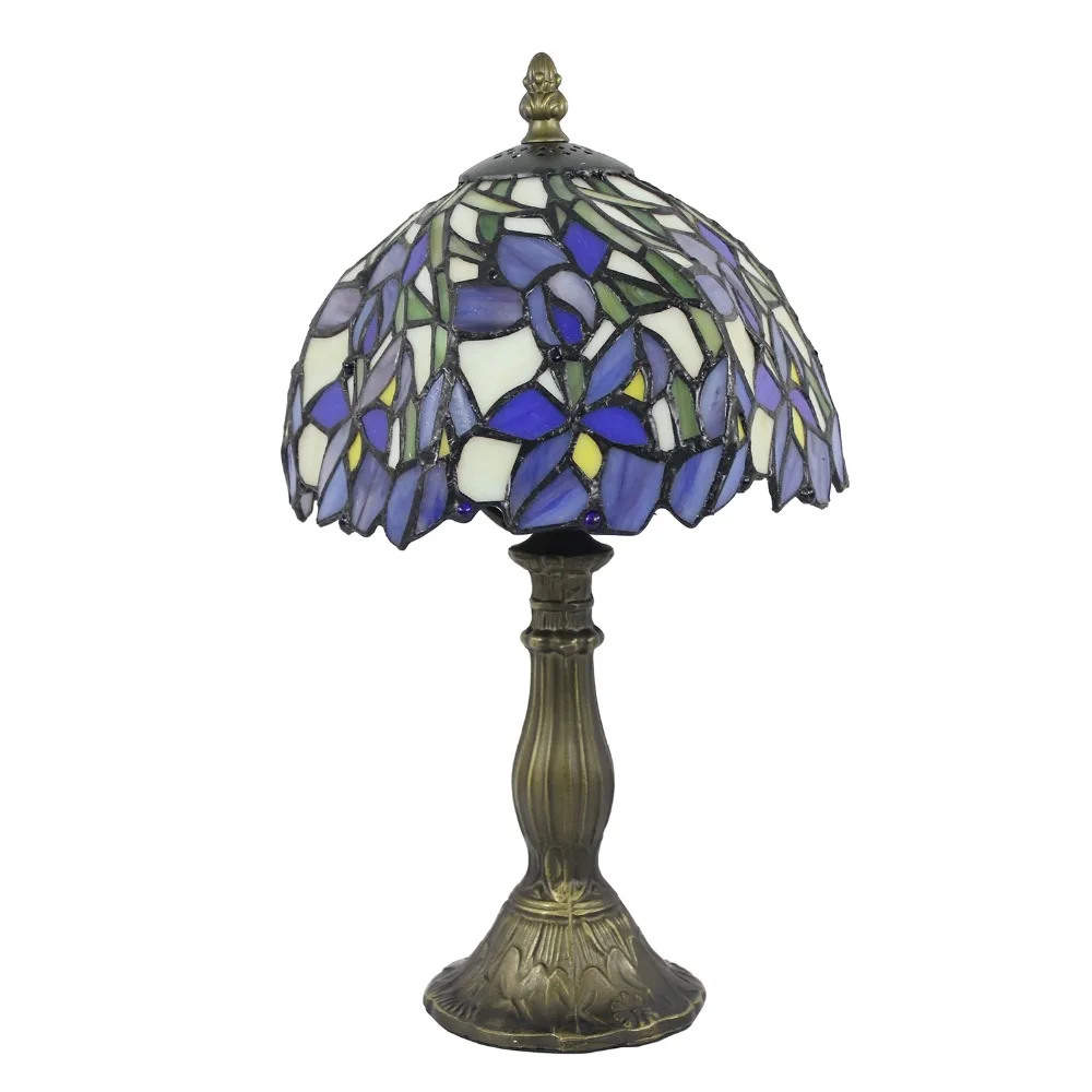 TL080010-tiffany iris table lamp