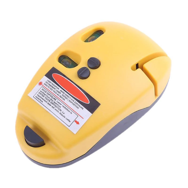 Многофункциональный лазерный дальномер 90 градусов инфракрасный лазер мышь уровня(желтый