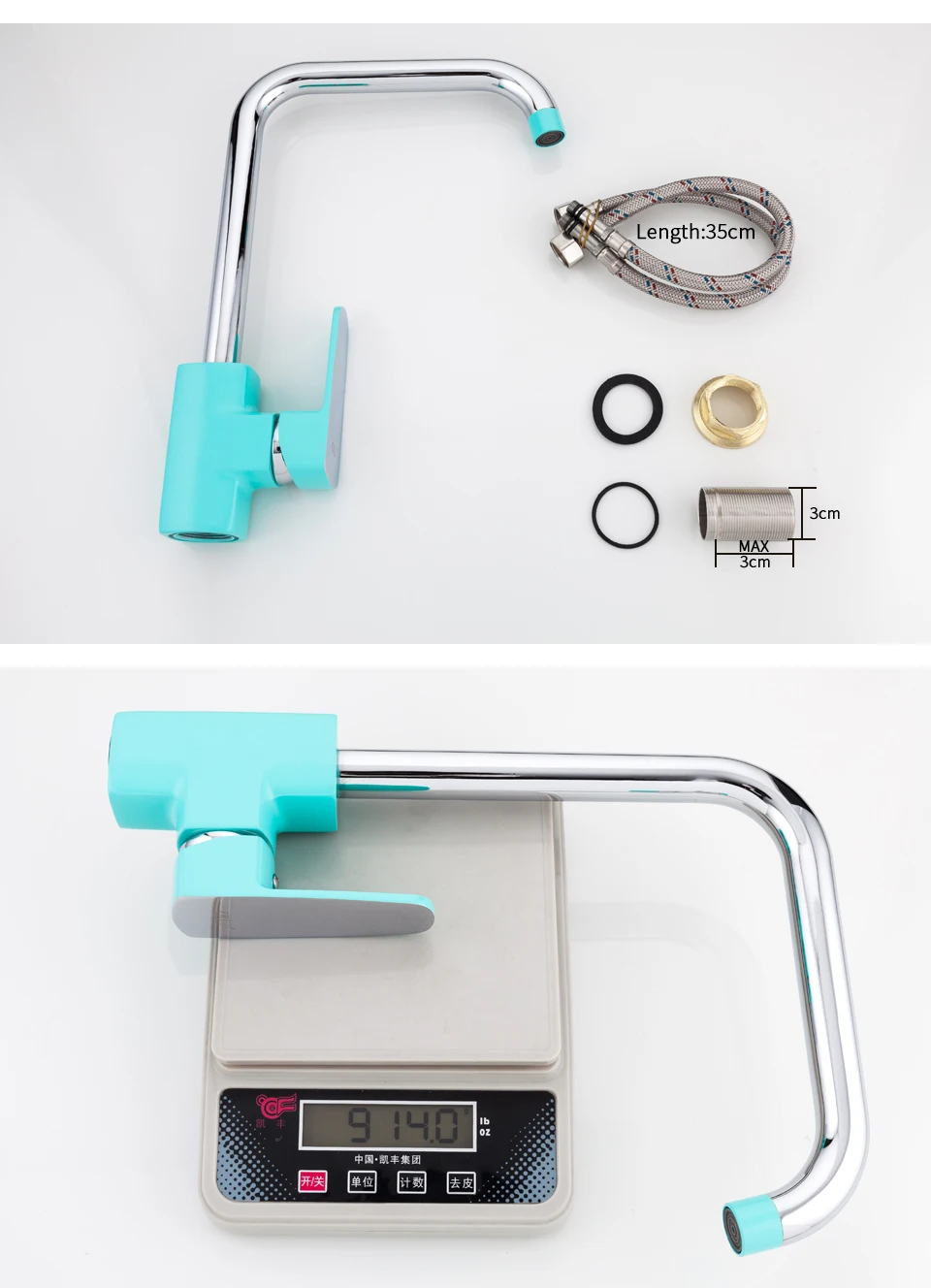 green kitchen faucets 10