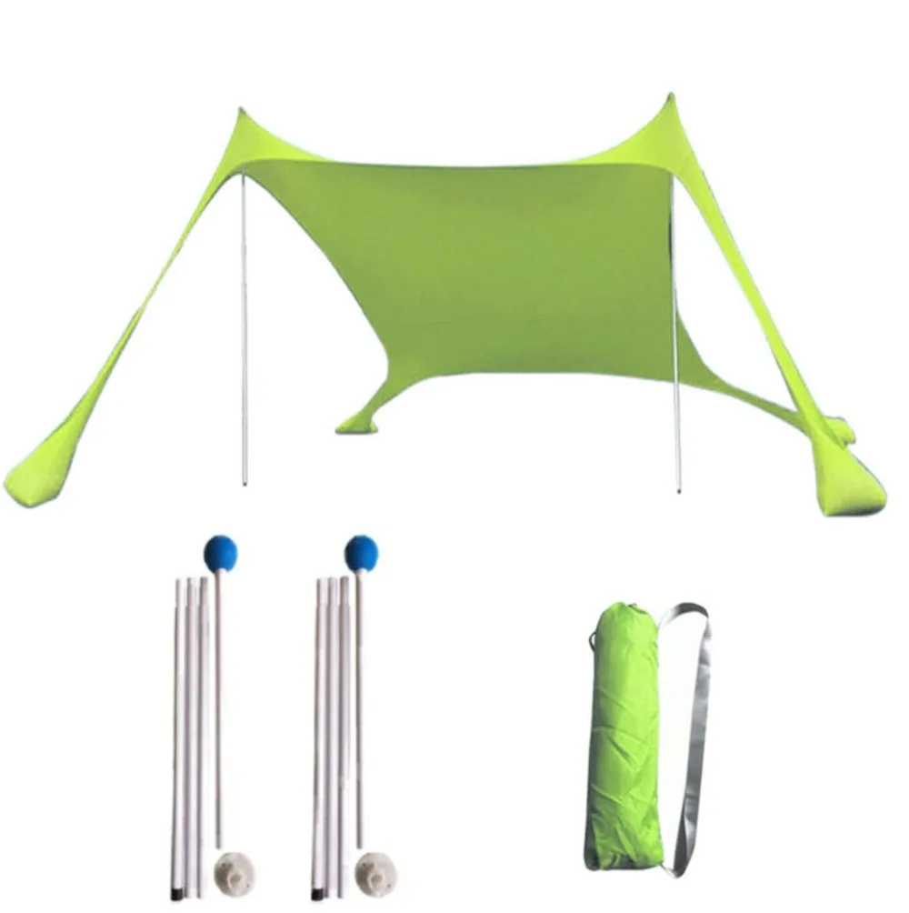 Sombrinha e Gazebo Âncoras de Areia. Capota de Sol Pergola Praia Windproof Tenda Portátil 210x210 com Perfeito Abrigo Sombra 20 High Quality Esporte e Lazer