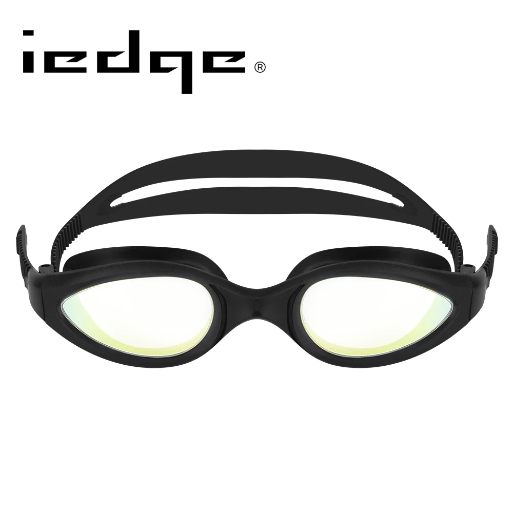 Barracuda Iedge плавательные очки-противотуманные с покрытием изогнутые линзы с УФ-защитой для взрослых мужчин женщин#94310 - Цвет: ClearGoldBlack