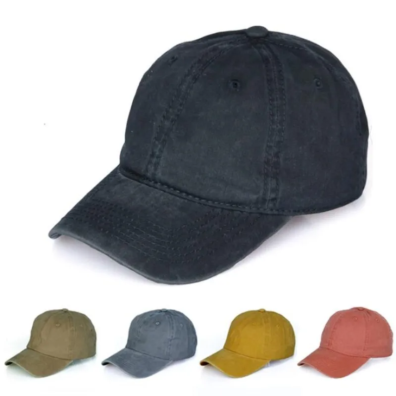 Seioum colores Mezclados Lavados Denim Snapback Sombreros Otoño Del Verano Mujeres de Los Hombres de Golf Gorra de Béisbol Protector Solar Gorra de Beisbol Gorras de Hockey